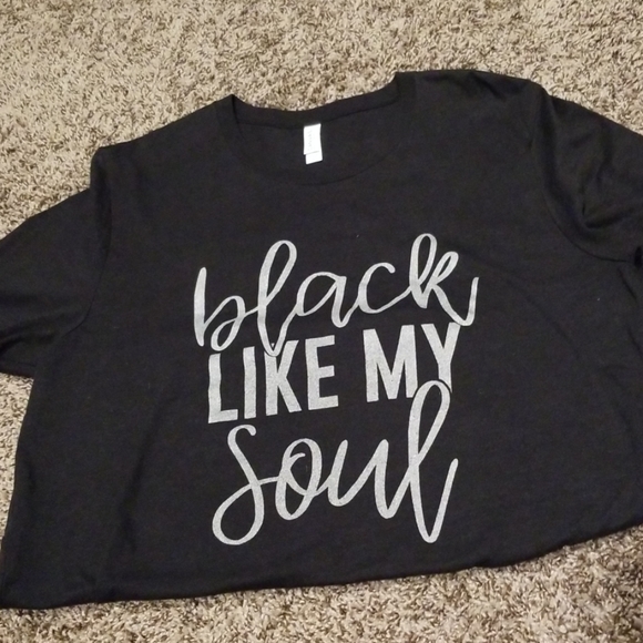 NEW Black Like My Soul Tee - Picture 2 of 4